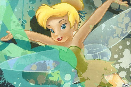 Arcy Disney Tinker Bell Limited Edition Canvas Giclee