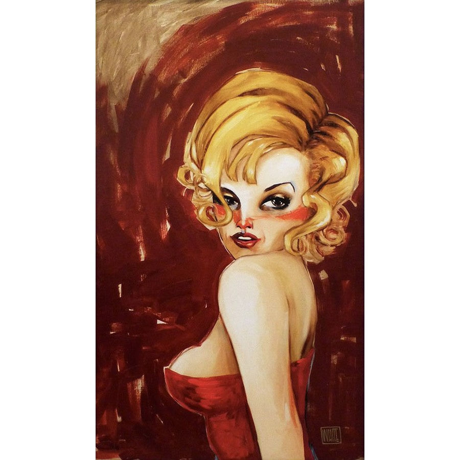 Todd White "Every Kiss She Wasted Bad" Limited Edition Canvas Giclee