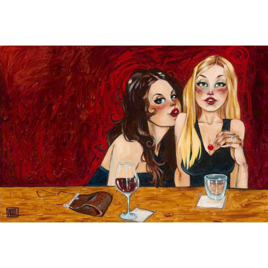 Todd White "Girly Drinks" Limited Edition Canvas Giclee