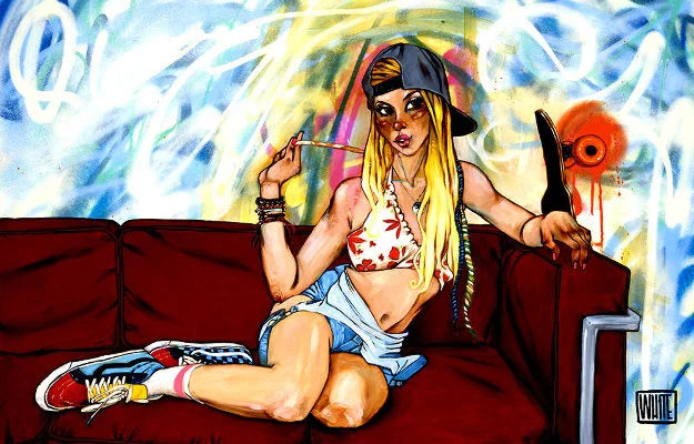 Todd White "Malibu" Limited Edition Canvas Giclee