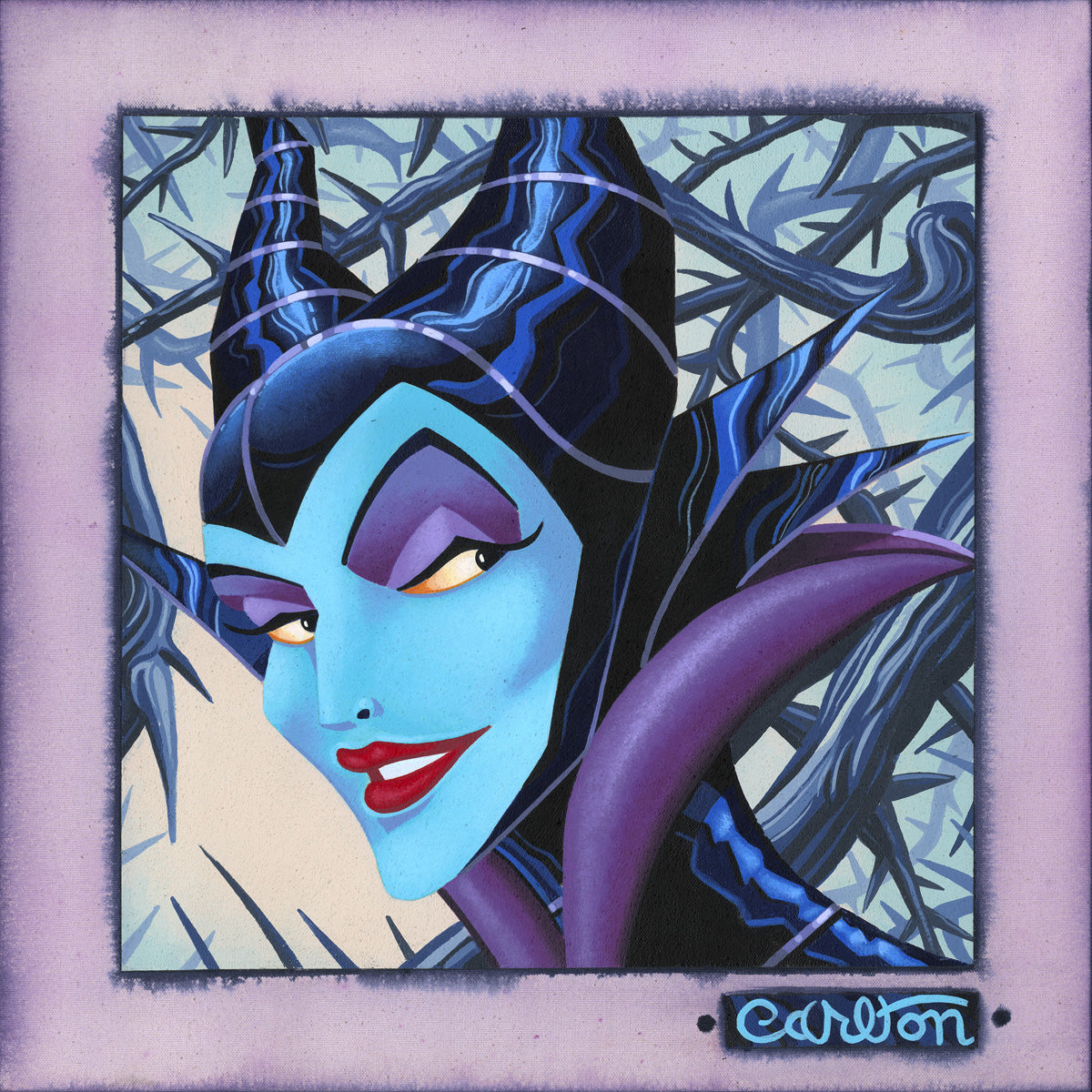 Trevor Carlton Disney "Twisted and Evil" Limited Edition Canvas Giclee