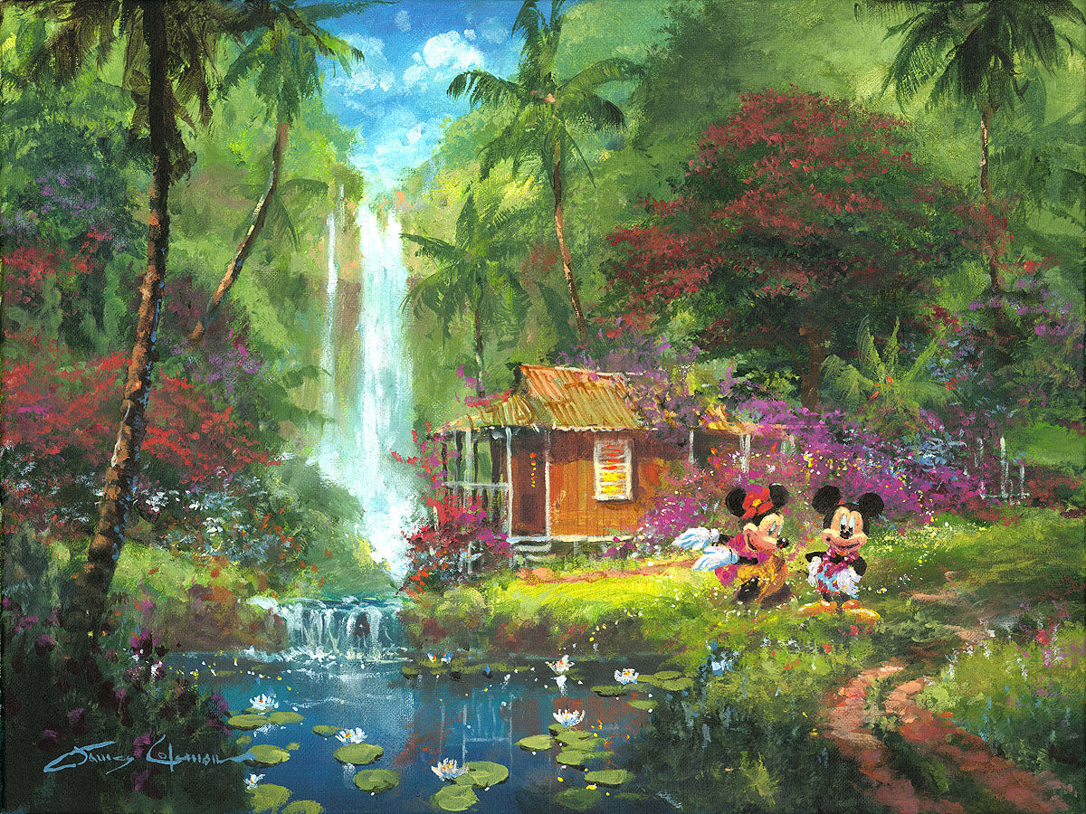 James Coleman Disney Warm Aloha Limited Edition Canvas Giclee