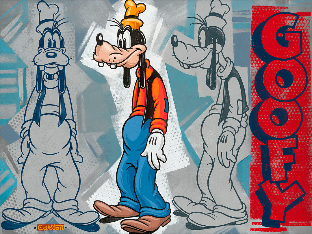 Trevor Carlton Disney What a Goofy Profile Limited Edition Canvas Giclee