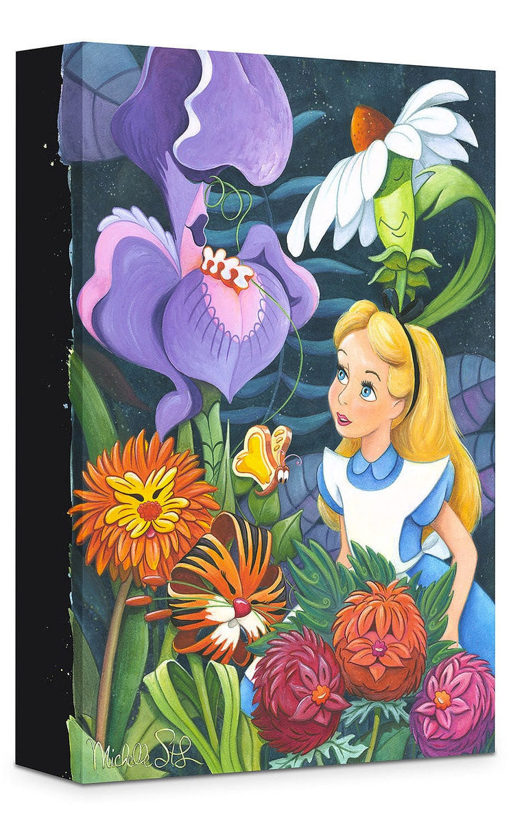Michelle St. Laurent Disney "A Conversation with Flowers" Limited Edition Canvas Giclee