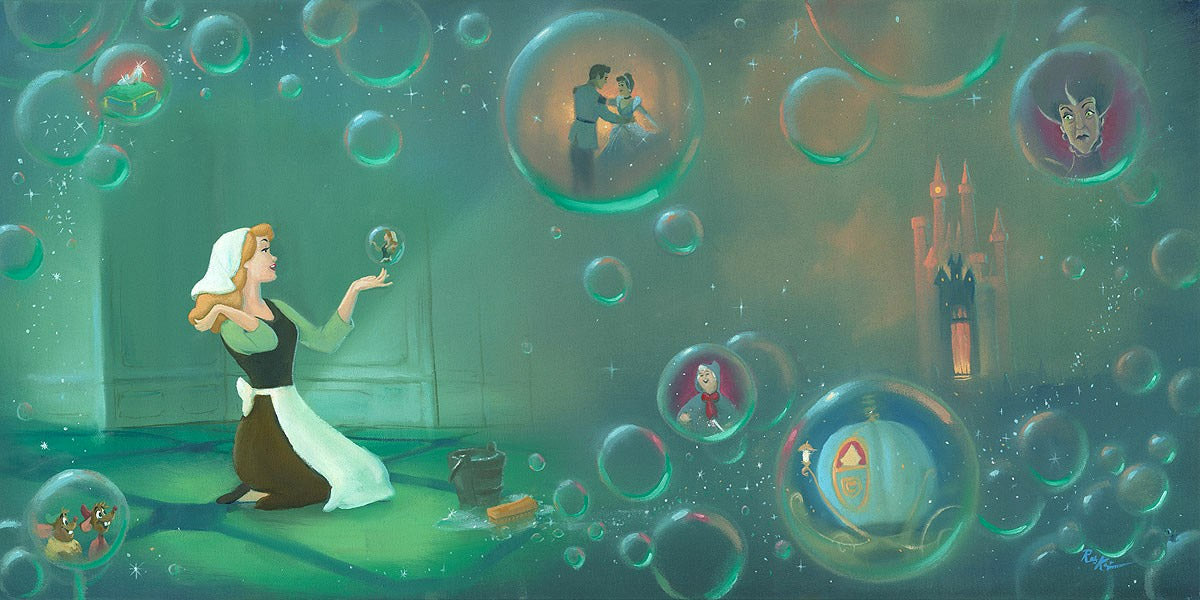 Rob Kaz Disney "A Fairytale Life" Limited Edition Canvas Giclee