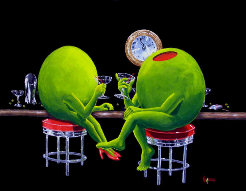Michael Godard Last Call Limited Edition Canvas Giclee