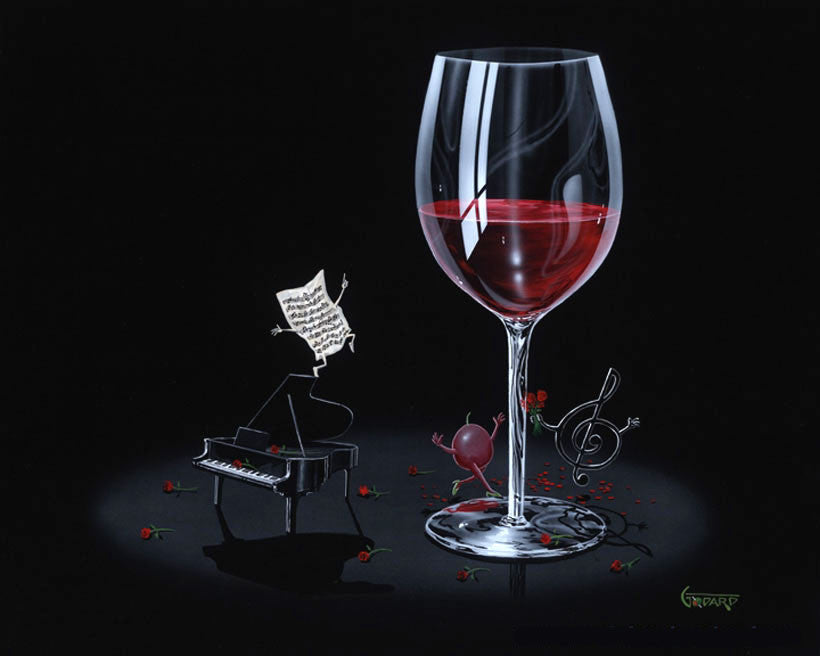 Michael Godard Tickling the Ivories Limited Edition Canvas Giclee
