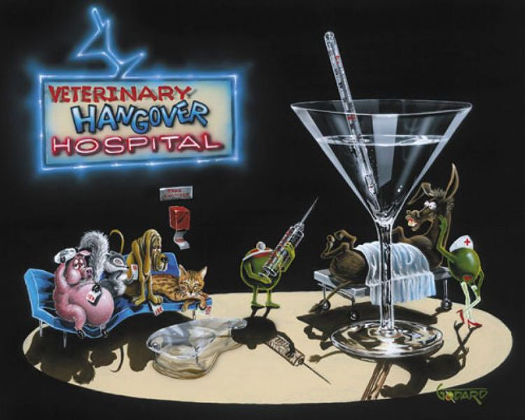 Michael Godard Pain in the Ass Limited Edition Canvas Giclee