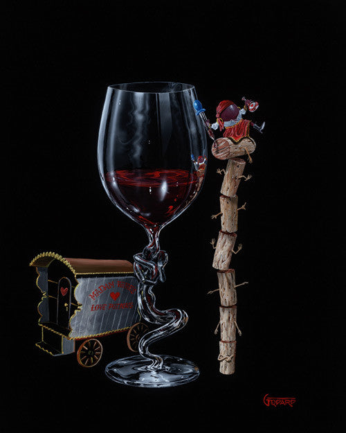 Michael Godard "Tipsy Gypsy" Limited Edition Canvas Giclee