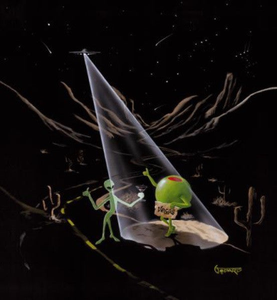 Michael Godard That's The Way to Get Abducted Limited Edition Canvas Giclee