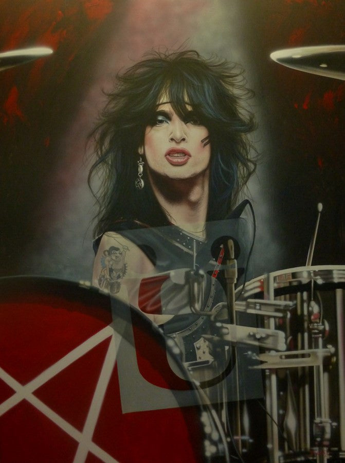 Stickman A Day's Pay on the Wild Side (Tommy Lee) Limited Edition Canvas Giclee