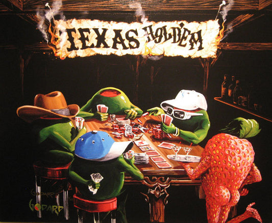 Michael Godard "Poker Pimps" Limited Edition Canvas Giclee