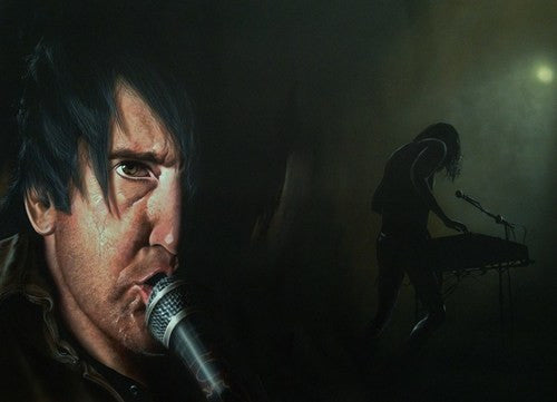 Stickman Dancing on the Backs of the Bruised (Trent Renzor) Limited Edition Canvas Giclee
