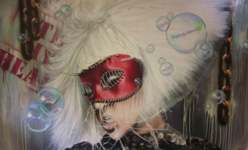 Stickman Ate My Heart (Lady Gaga) Limited Edition Canvas Giclee