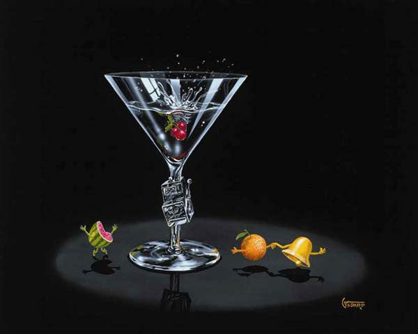 Michael Godard Slots of Fun 2 Limited Edition Canvas Giclee