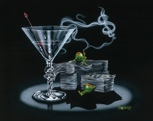 Michael Godard "Cashtini" Limited Edition Canvas Giclee