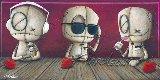 Fabio Napoleoni "Keeping to Myself" Limited Edition Canvas Giclee