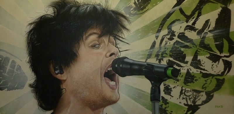 Stickman "Everybody Do the Propaganda" (Green Day Billie Joe Armstrong) Limited Edition Canvas Giclee