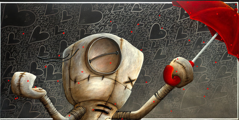 Fabio Napoleoni "Shower Me with Love & Kisses" Limited Edition Canvas Giclee