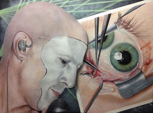 Stickman "Blind Me with Your Light Now" (Tool) Limited Edition Canvas Giclee