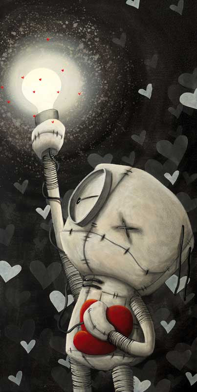 Fabio Napoleoni "Never Dark When You Hold Onto Hope" Limited Edition Paper Giclee
