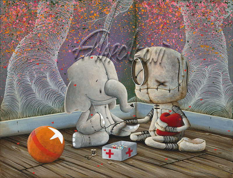 Fabio Napoleoni "That's What Friends are For" Limited Edition Paper Giclee