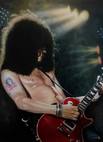 Stickman Where Do We Go Now (Slash) Limited Edition Canvas Giclee