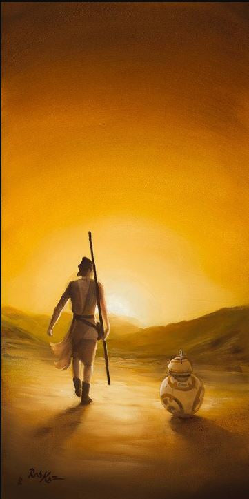 Rob Kaz Star Wars "The Long Walk" Limited Edition Canvas Giclee