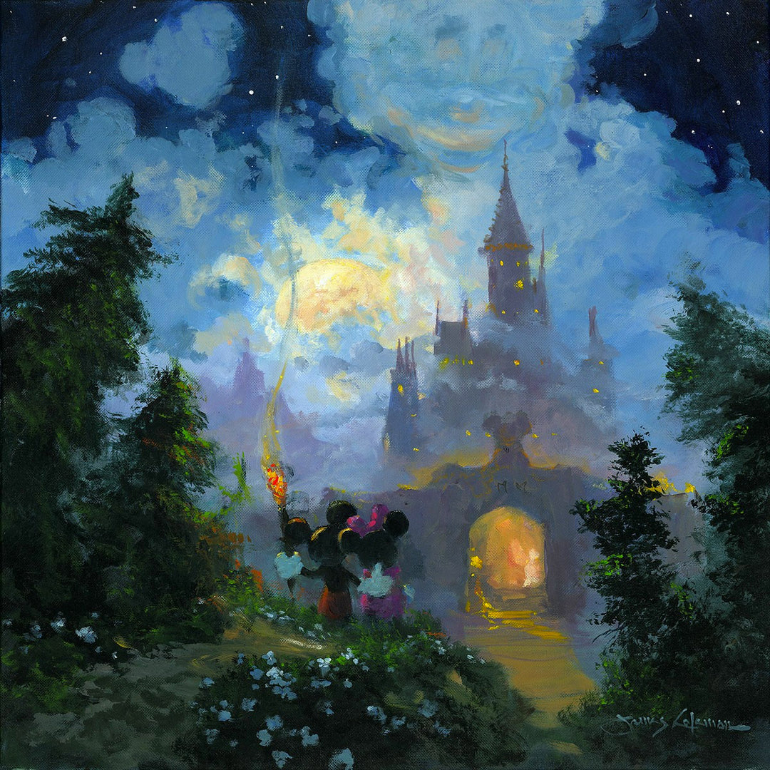 James Coleman Disney Adventure to the Castle Gates Limited Edition Canvas Giclee