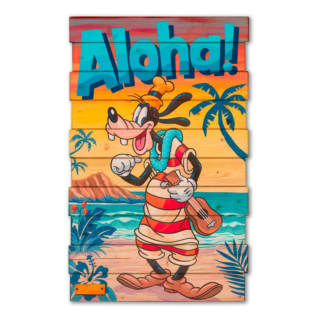 Trevor Carlton Disney A Goofy Aloha Vintage Classics Edition • Reclaimed Wood