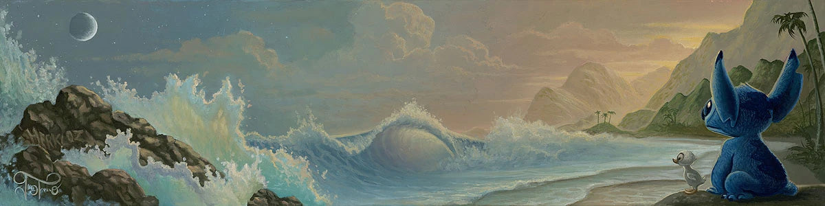 Jared Franco Disney "Aloha Sunset" Limited Edition Canvas Giclee