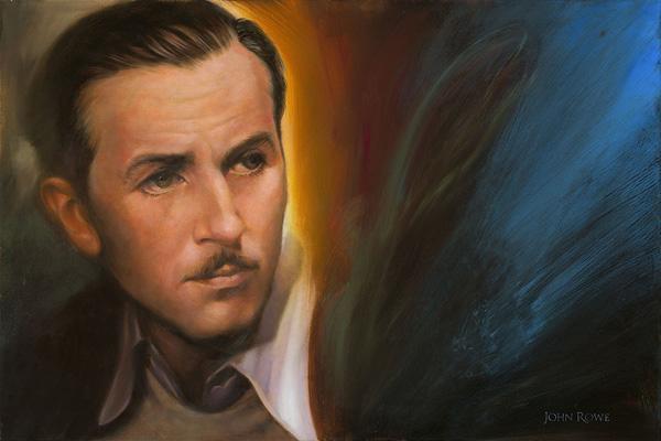 John Rowe Disney "A Man and His Dream" Limited Edition Canvas Giclee