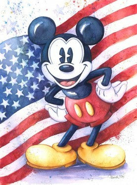 Michelle St. Laurent Disney American Mouse Limited Edition Canvas Giclee