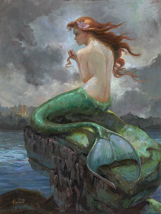 Lisa Keene Disney "At Odds with the Sea" Limited Edition Canvas Giclee