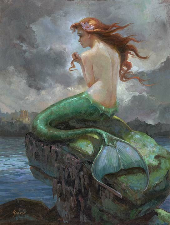 Lisa Keene Disney At Odds with the Sea Limited Edition Canvas Giclee