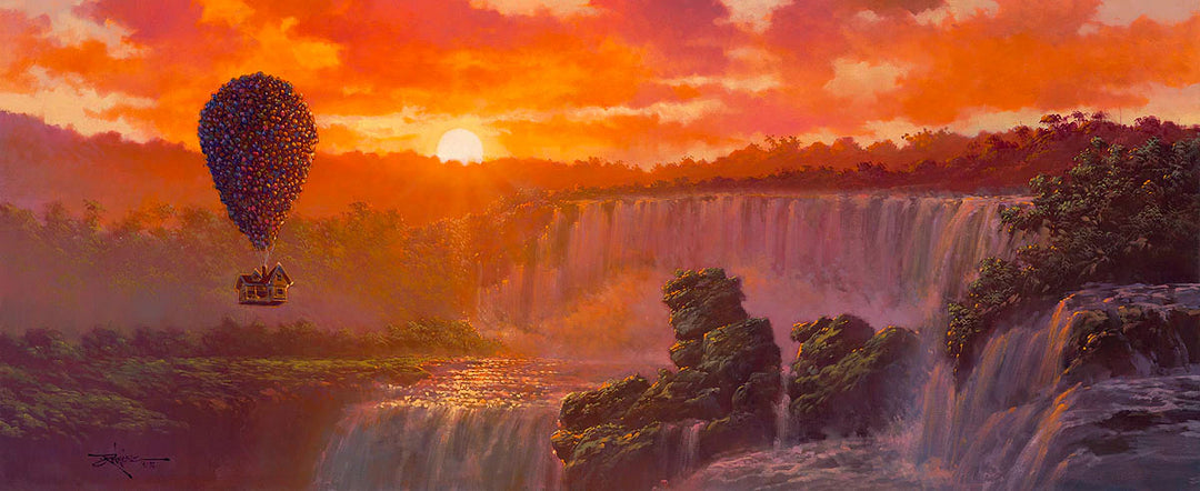 Rodel Gonzalez Disney A World of Adventure Limited Edition Canvas Giclee