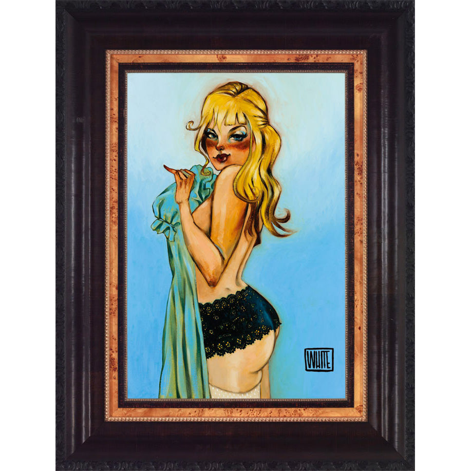 Todd White Baby Blue Limited Edition Canvas Giclee