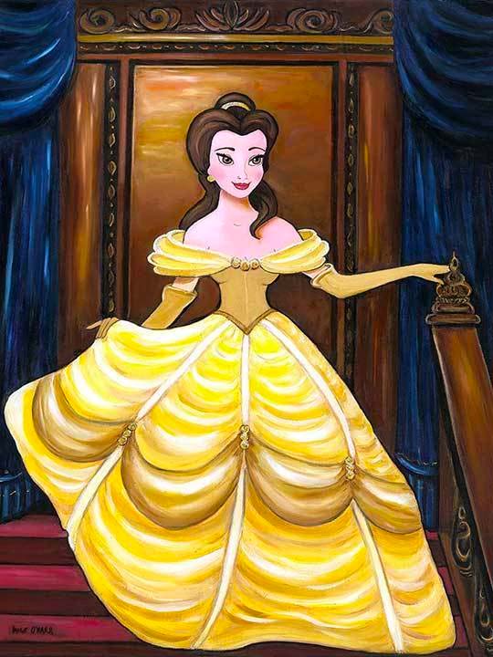 Paige O'Hara Disney "Belle of the Ball" Limited Edition Canvas Giclee