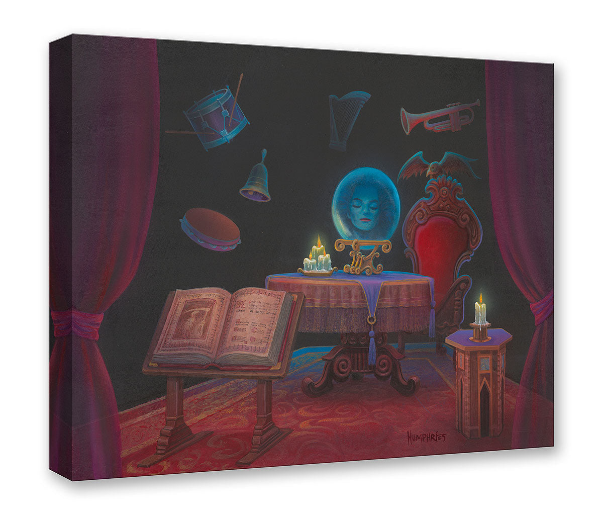 Michael Humphries Disney "A Message from Beyond" Limited Edition Canvas Giclee