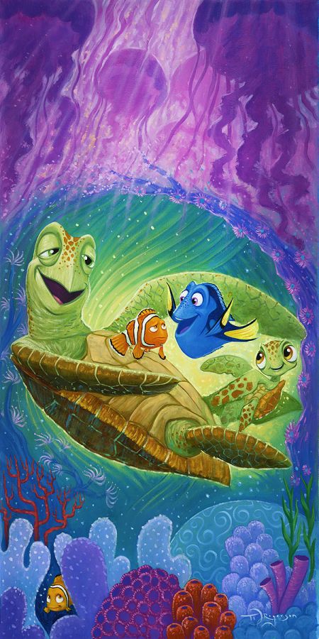 Tim Rogerson Disney "Cheer Up, Dude" Limited Edition Canvas Giclee