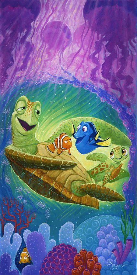 Tim Rogerson Disney Cheer Up, Dude Limited Edition Canvas Giclee