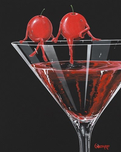 Michael Godard Cosmo In Love Limited Edition Canvas Giclee