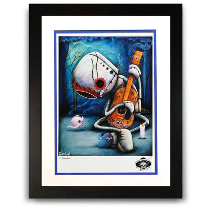 Fabio Napoleoni "Day of the Dead" Playing on my Heartstrings Remix Limited Edition Paper Giclee