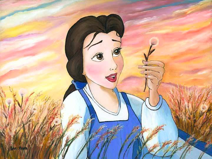 Paige O'Hara Disney Daydreams Limited Edition Canvas Giclee