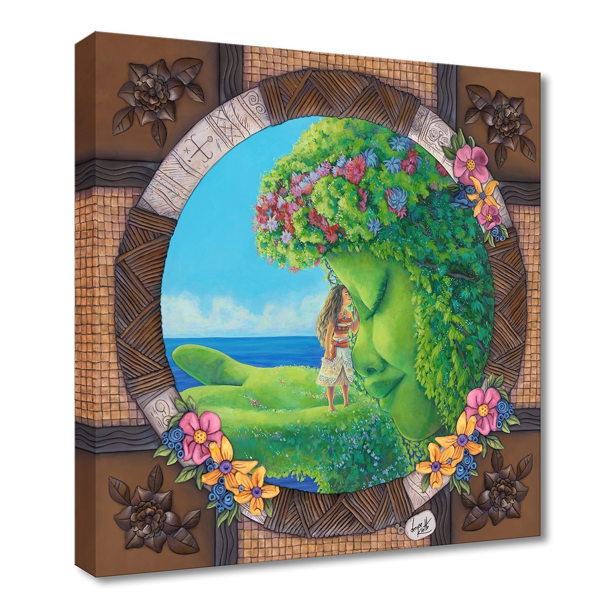 Denyse Klette Disney "Te Fiti" Limited Edition Canvas Giclee