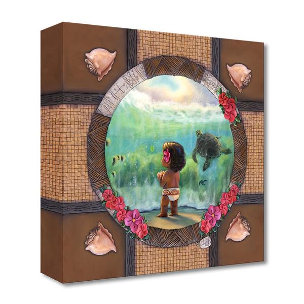 Denyse Klette Disney The Ocean Chose You Limited Edition Canvas Giclee