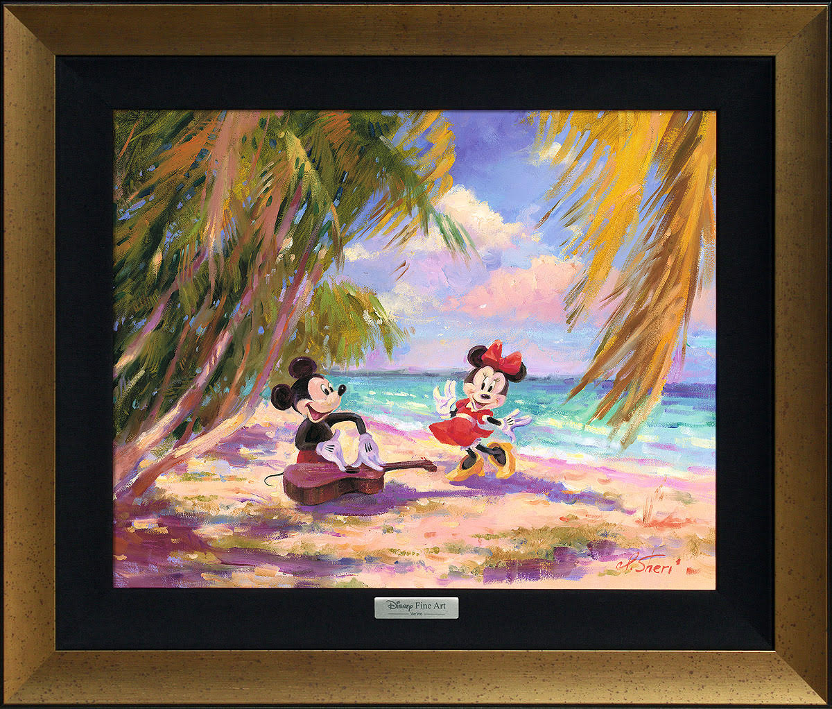 Irene Sheri Disney Palm Trees and Island Breeze Limited Edition Canvas Giclee
