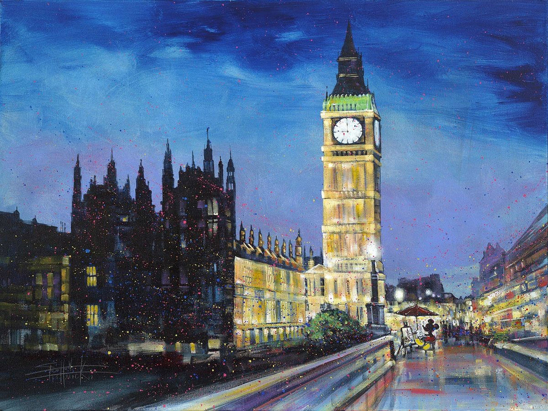 Stephen Fishwick Disney Painting the Town Limited Edition Canvas Giclee