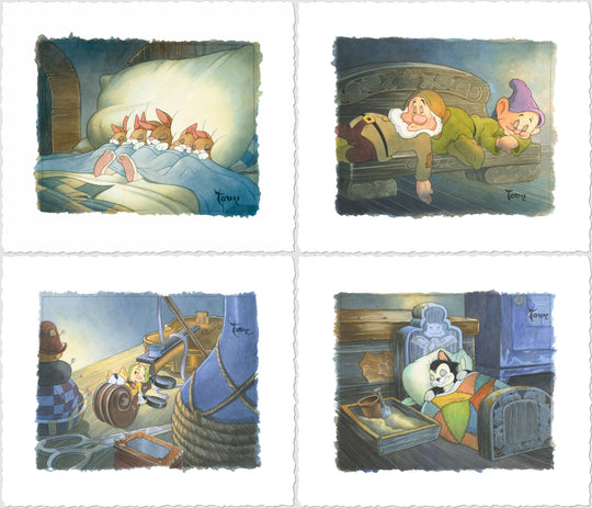 Toby Bluth Disney Sweet Dreams Suite Limited Edition Paper Giclee