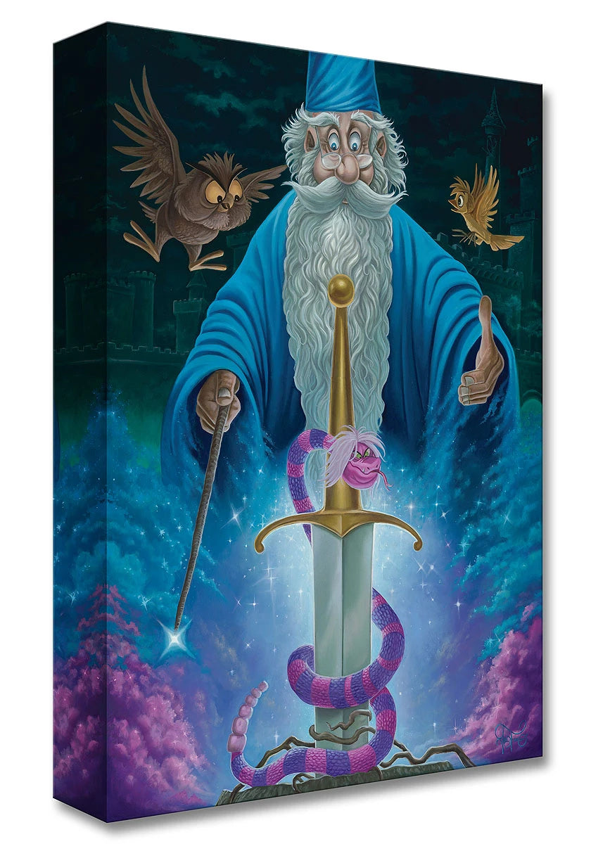 Jared Franco Disney "Merlin's Domain" Limited Edition Canvas Giclee